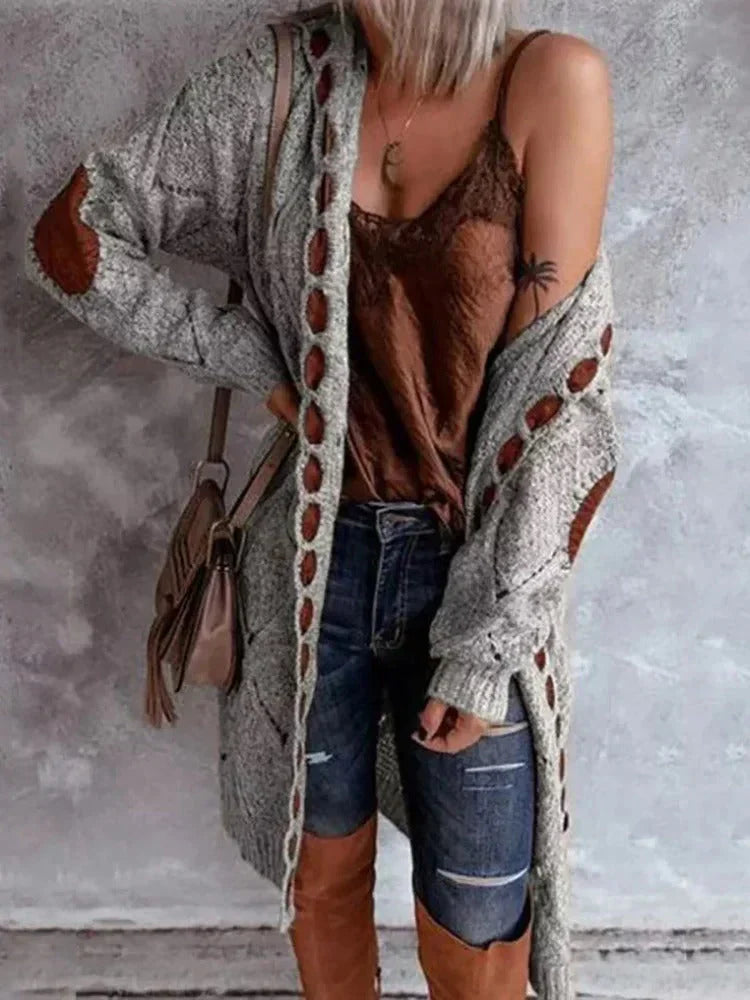 EB | Langarm-Cardigan Im Vintage-Stil