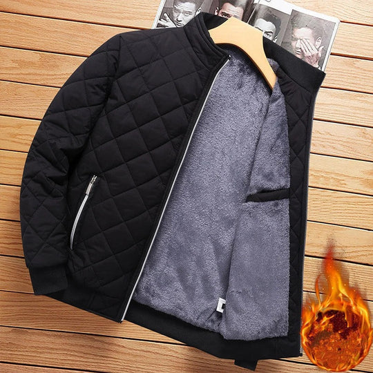 EB - Diamant-Muster Bomberjacke Herren