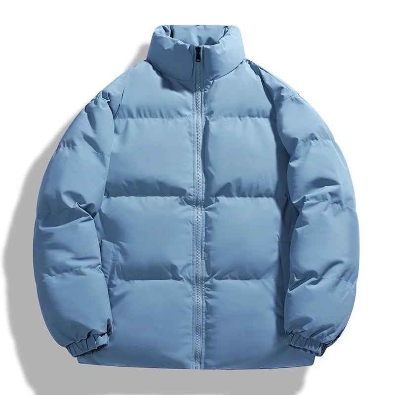 EB | Puffer-Jacke Übergroße Passform Gepolstert Gesteppt Hoher Kragen Lässiger Look
