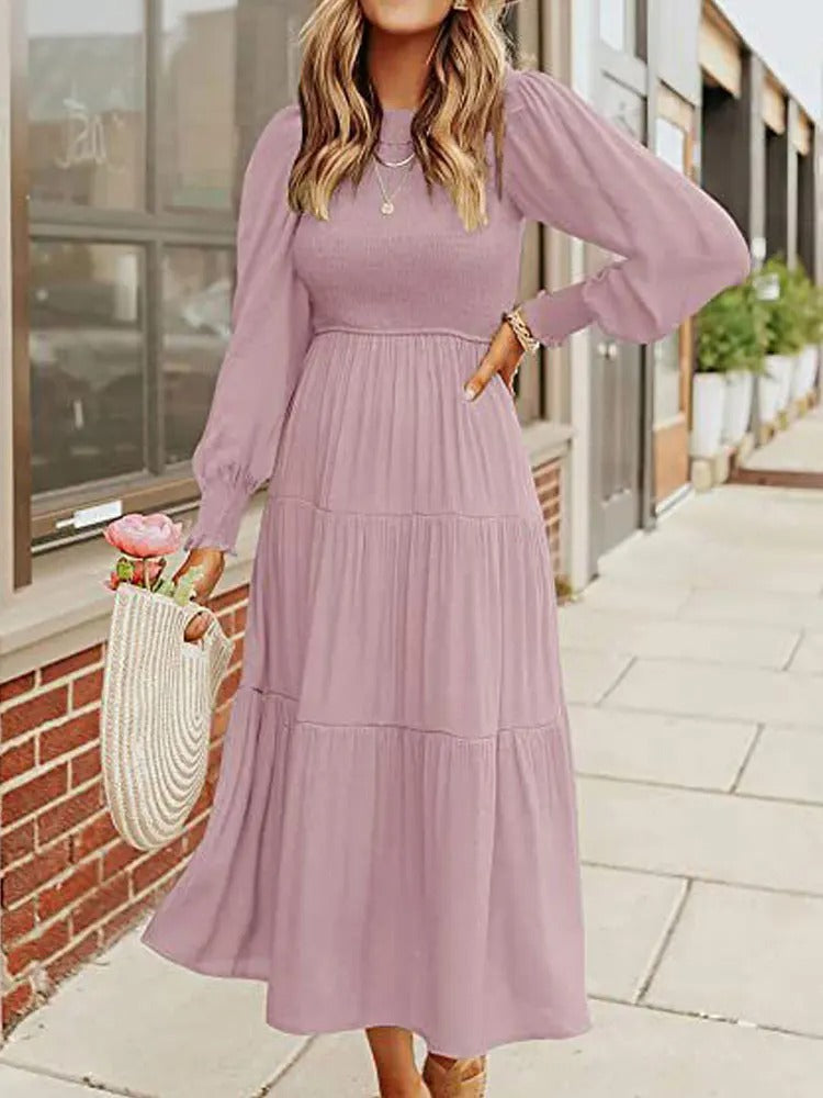 EB | Midi-Kleid mit Langen Ärmeln und Dinnerjackets