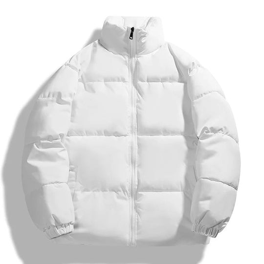 EB | Puffer-Jacke Übergroße Passform Gepolstert Gesteppt Hoher Kragen Lässiger Look