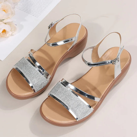 EB | Orthopädische Sandalen mit Keilabsatz