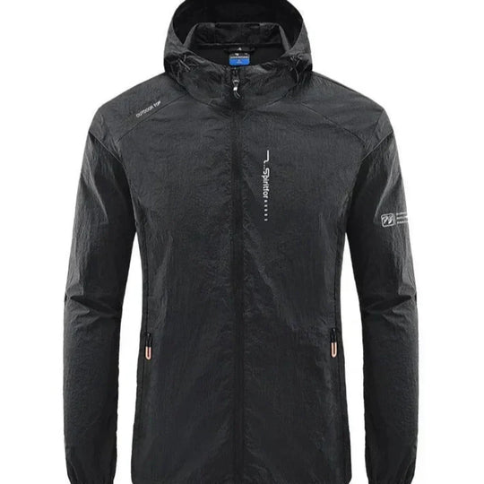 EB | Ultraleichte, Wind- und Sonnensichere Sommerjacke mit Kapuze für Herren