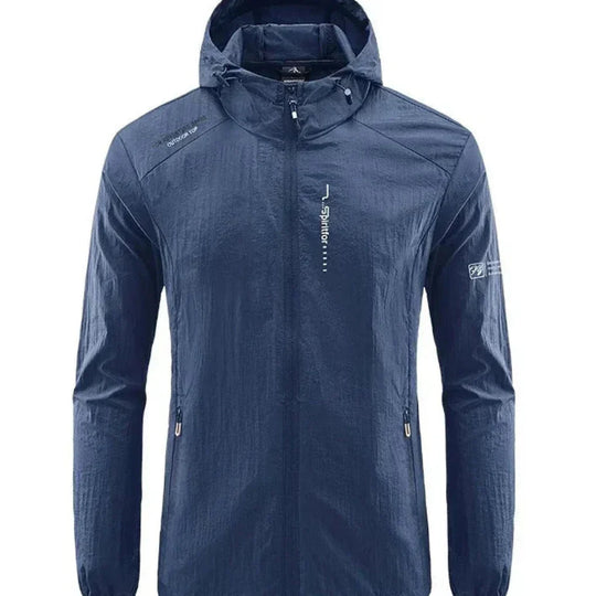 EB | Ultraleichte, Wind- und Sonnensichere Sommerjacke mit Kapuze für Herren