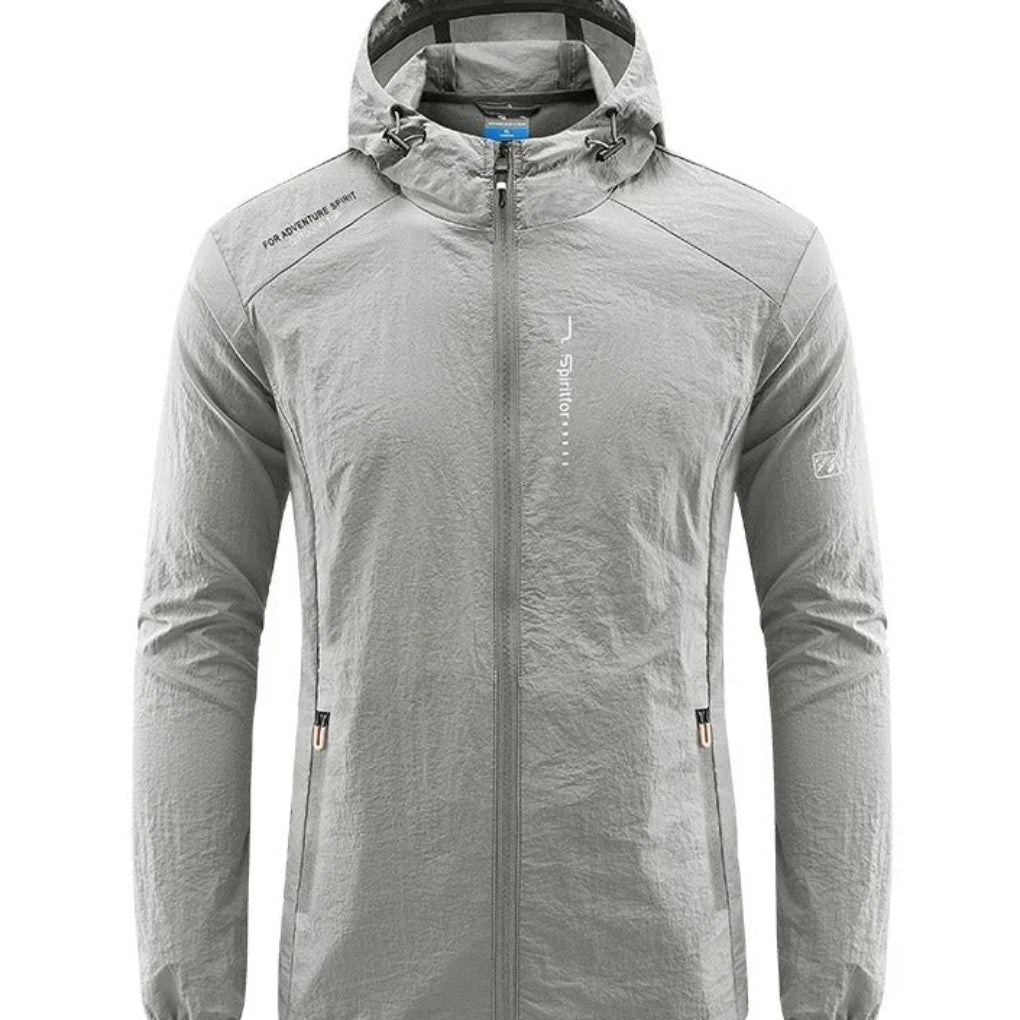 EB | Ultraleichte, Wind- und Sonnensichere Sommerjacke mit Kapuze für Herren