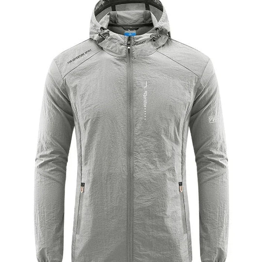 EB | Ultraleichte, Wind- und Sonnensichere Sommerjacke mit Kapuze für Herren