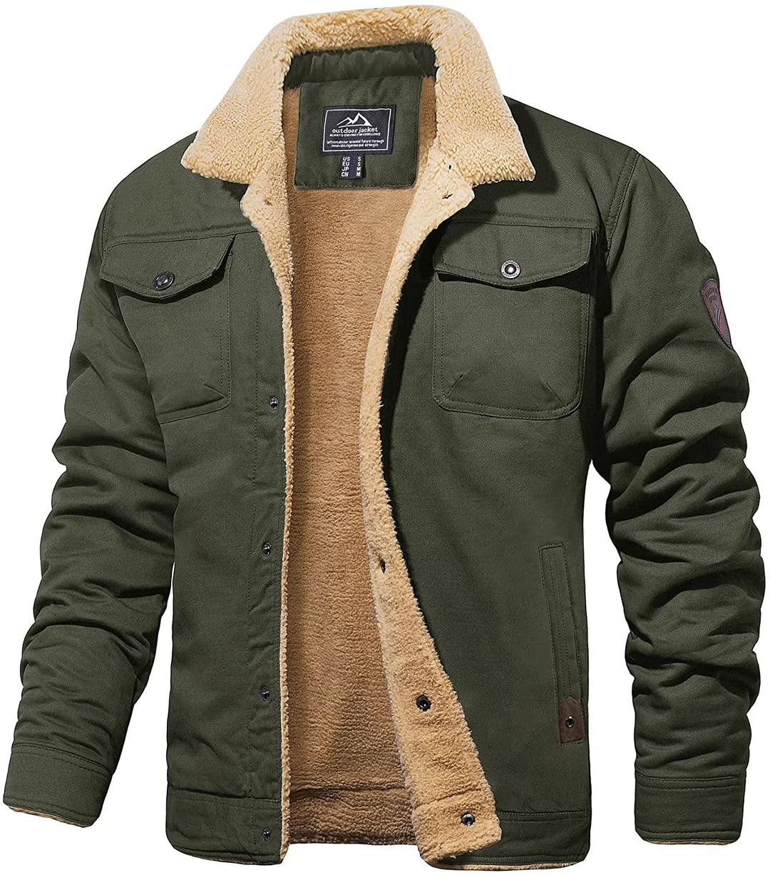 EB | Winterjacke mit Sherpa-futter Wasserabweisend Warm und Robust