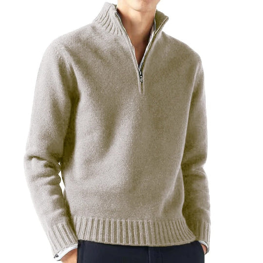 EB | Rollkragenpullover mit Reißverschluss