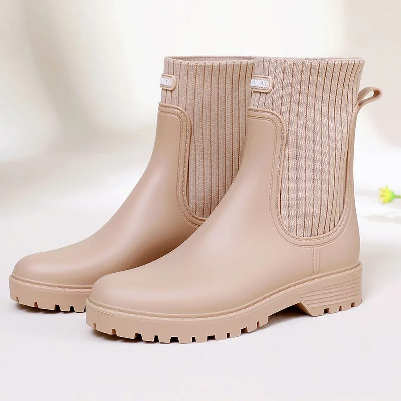 EB | Stiefeletten Strickbund