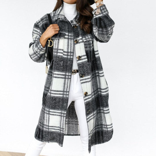 EB | Übergangsjacke Damen Lang Ideal für Den Frühling