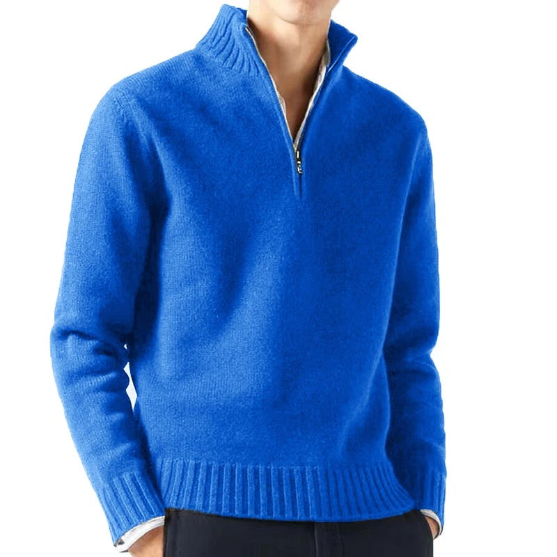 EB | Rollkragenpullover mit Reißverschluss