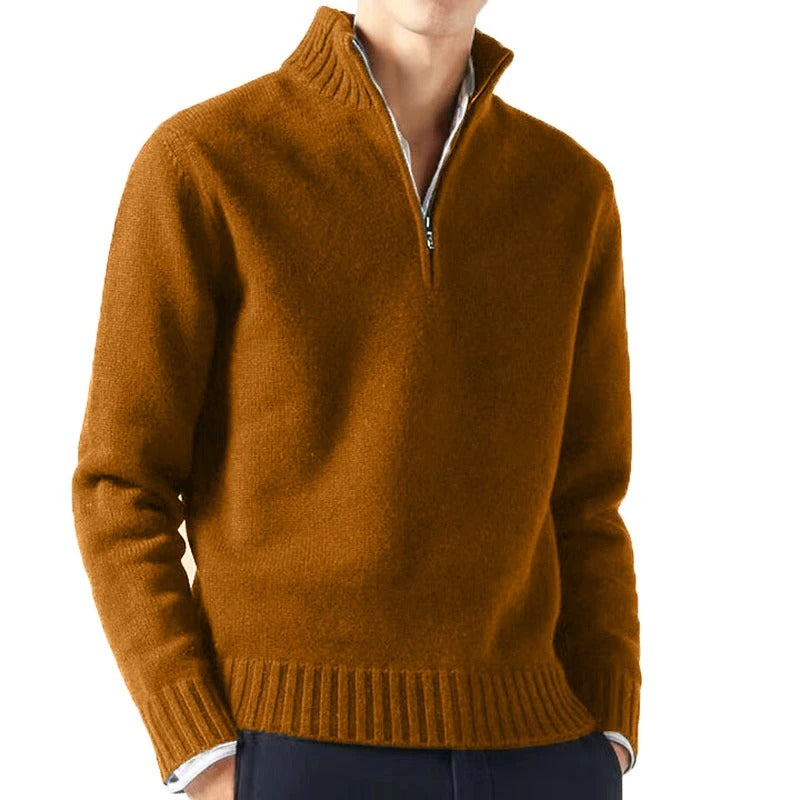 EB | Rollkragenpullover mit Reißverschluss