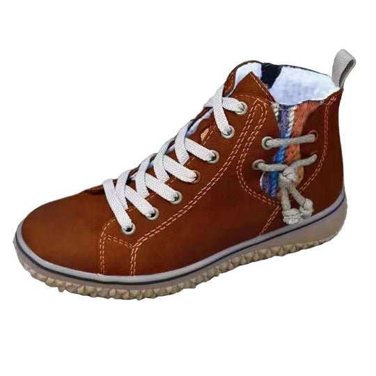 Damen Schuhe Bequem Imitationsleder Mit Warmfutter EB