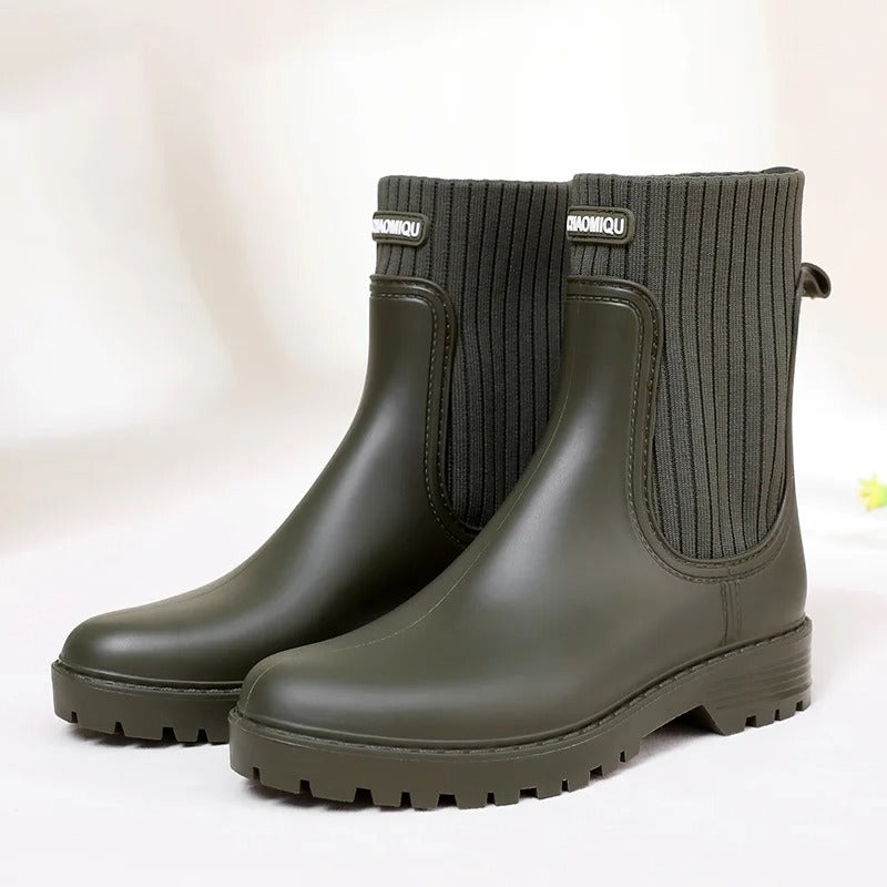 EB | Stiefeletten Strickbund