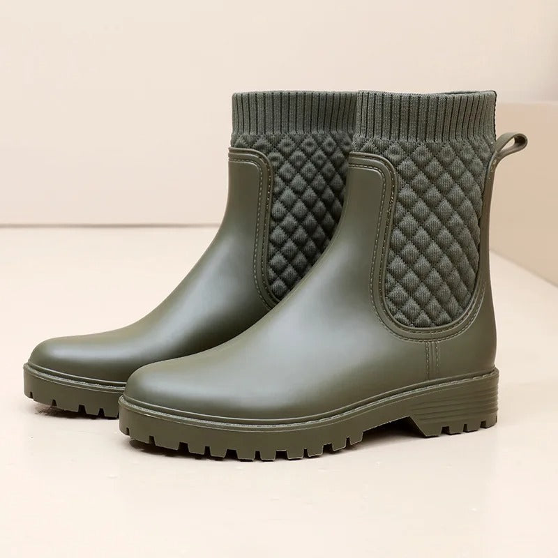 EB | Stiefeletten Strickbund