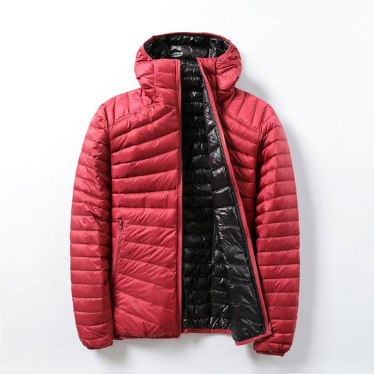 EB | Leichte Daunenjacke mit Kontrastfutter Polyester Warm und Praktisch