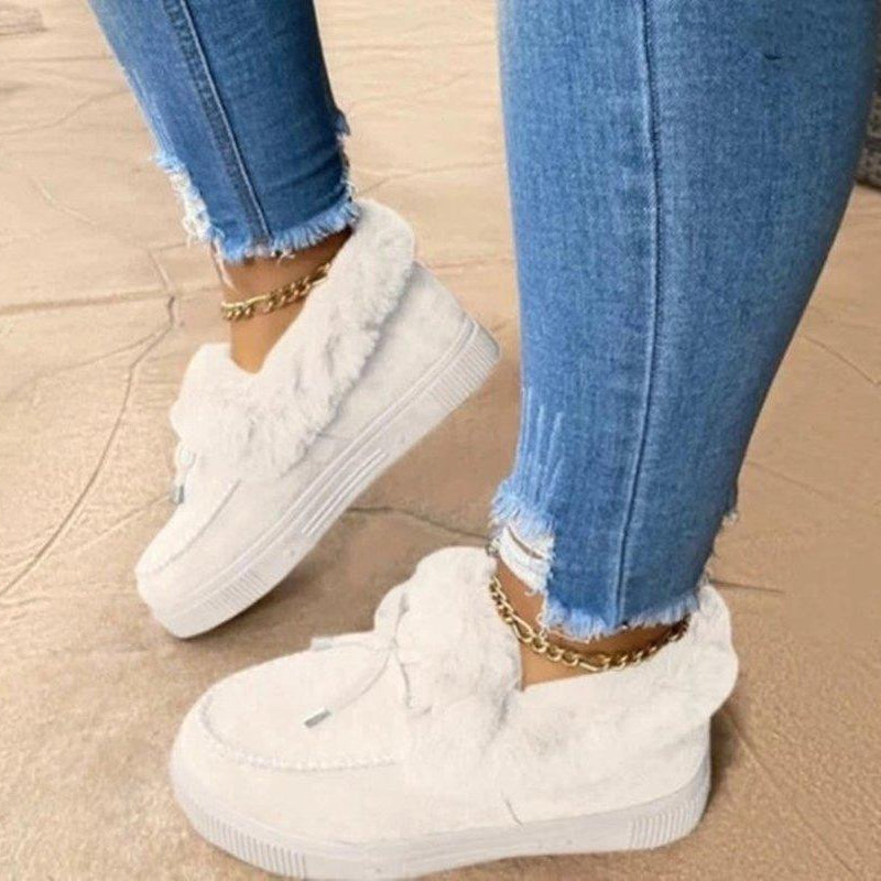 EB | Bequeme Damen Hausschuhe mit Luxuriösem Pelz