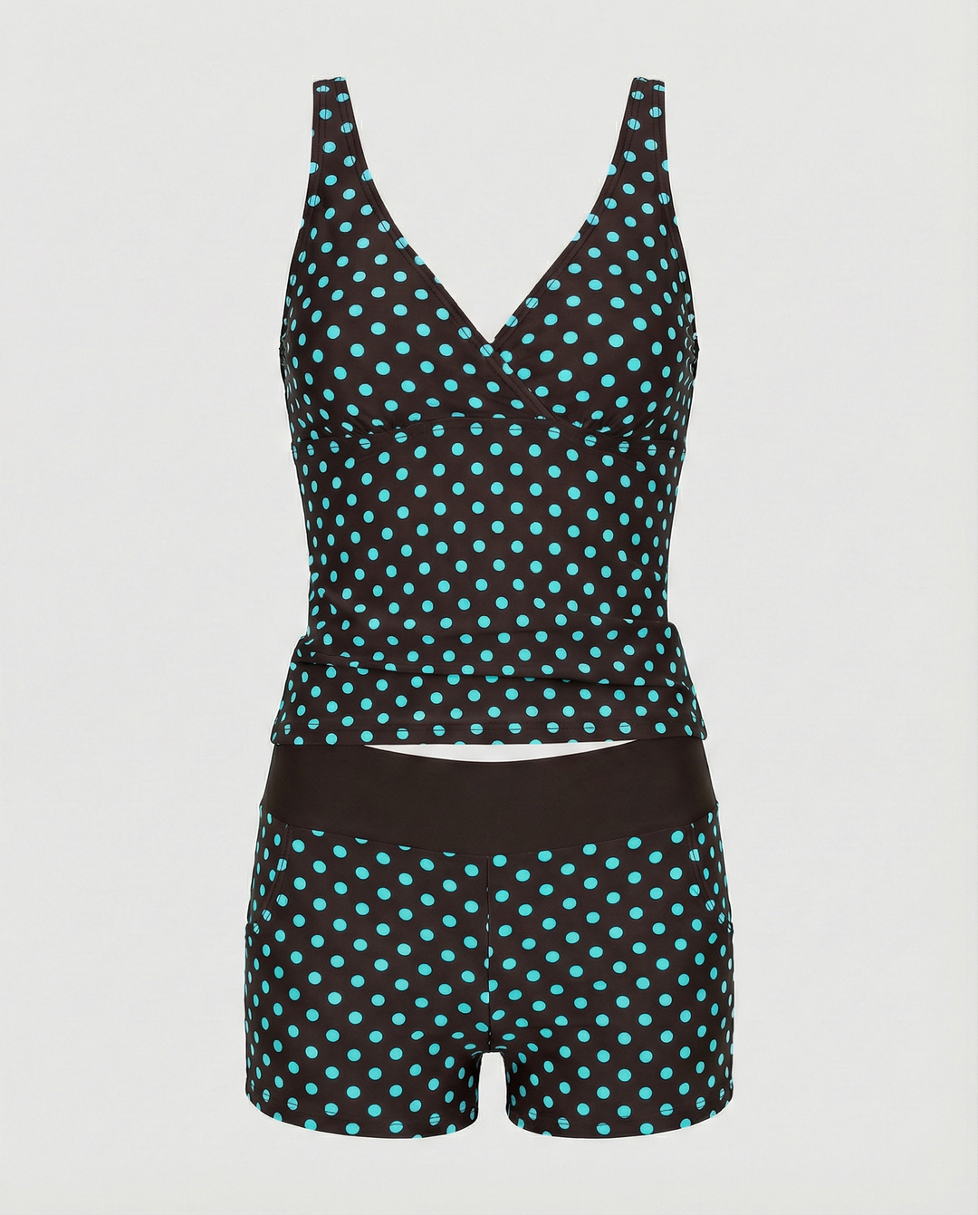 EB – Figurschmeichelnder Damen-Tankini, Tankini-Oberteil & Modische Shorts