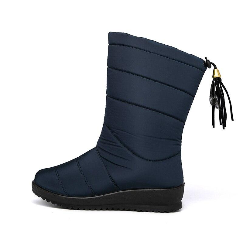 EB | Damen Wasserdichte Winter Warme Baumwollstiefel