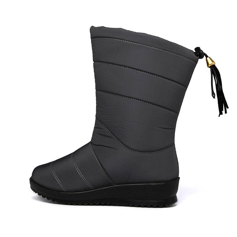 EB | Damen Wasserdichte Winter Warme Baumwollstiefel