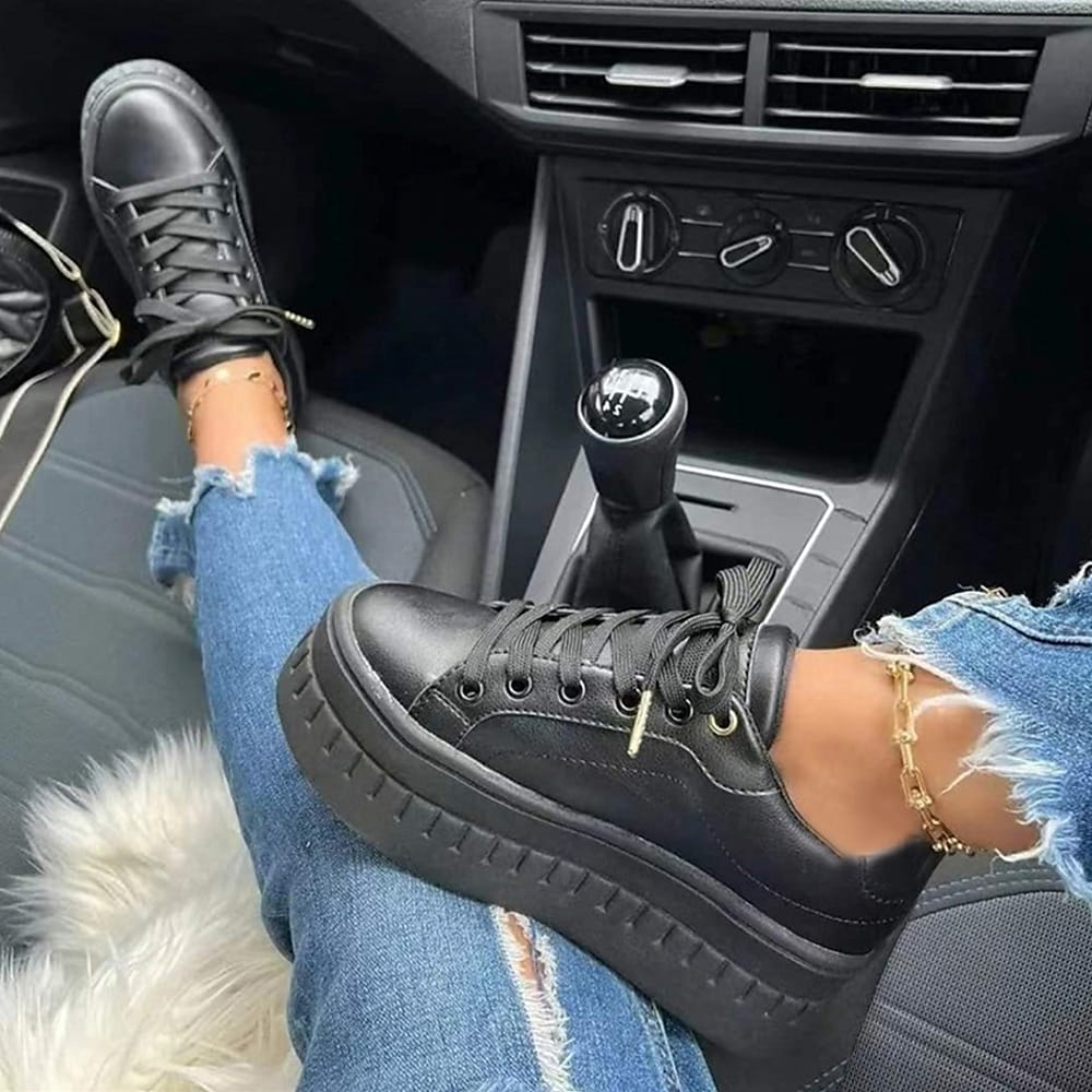 PlateauBoots Mit Schnürung EB