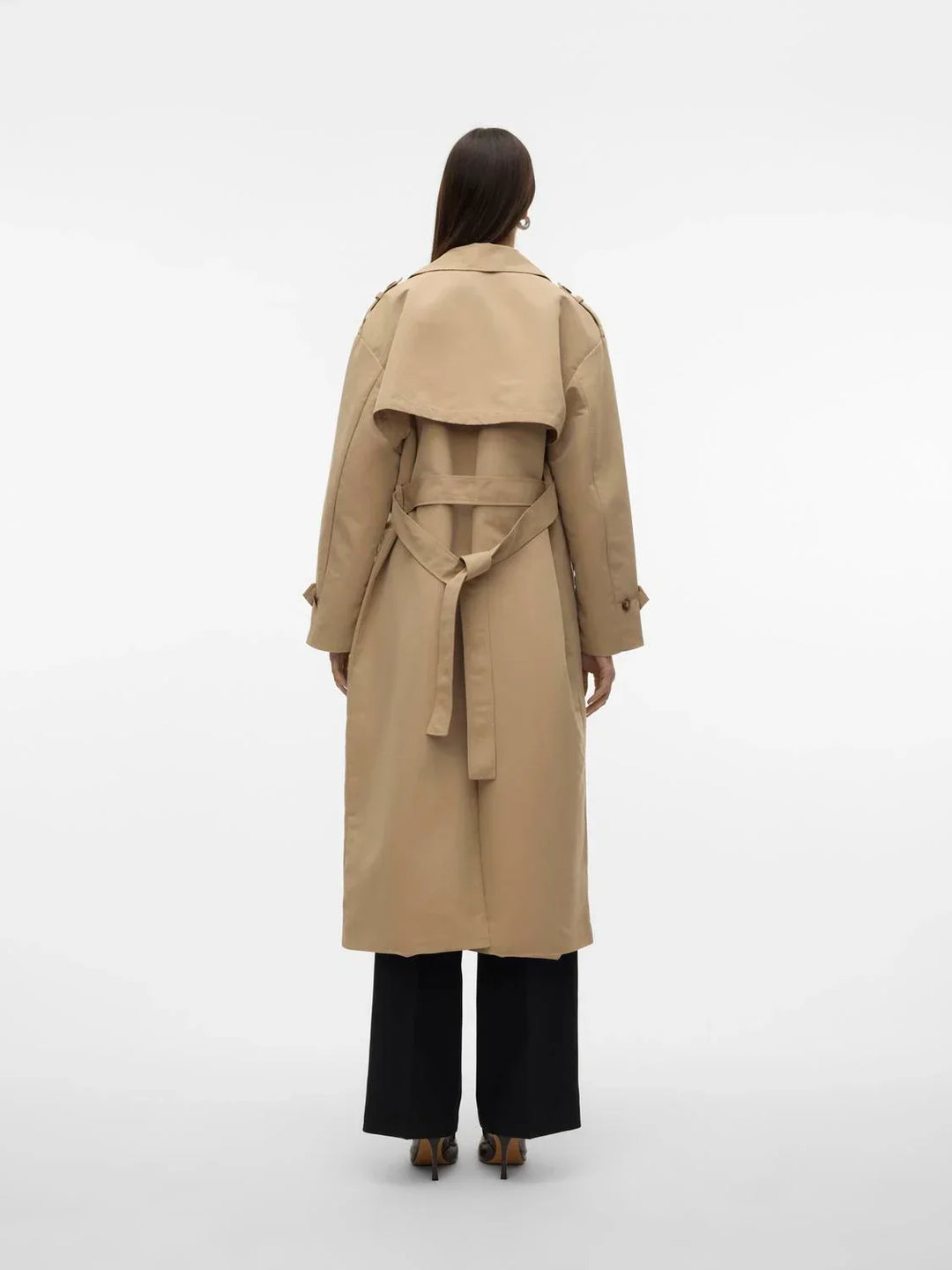 EB | Trenchcoat Stilvoll und Funktional Ideal für Windige Tage