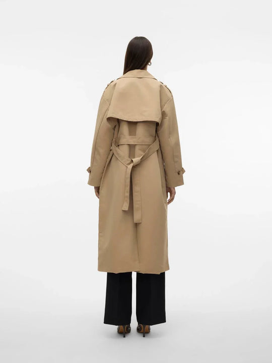 EB | Trenchcoat Stilvoll und Funktional Ideal für Windige Tage