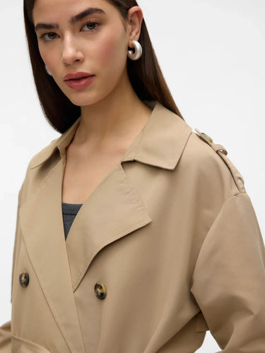 EB | Trenchcoat Stilvoll und Funktional Ideal für Windige Tage