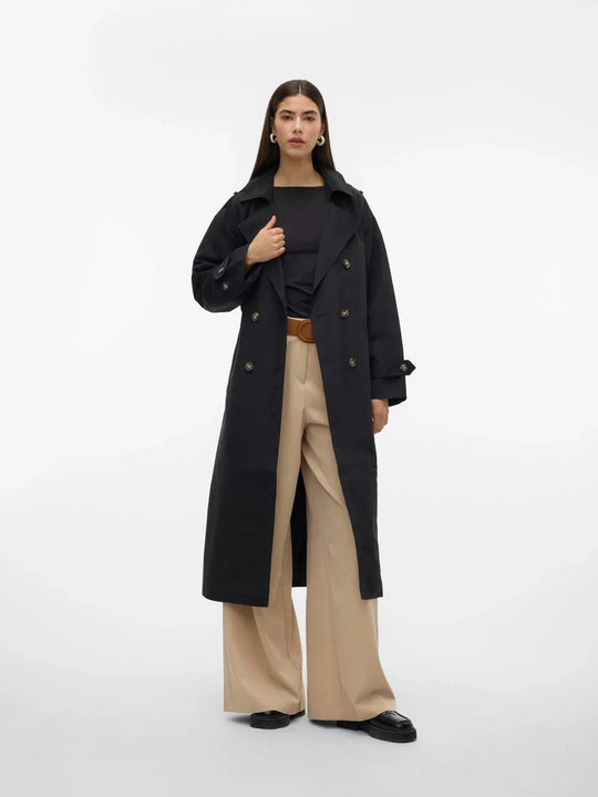 EB | Trenchcoat Stilvoll und Funktional Ideal für Windige Tage