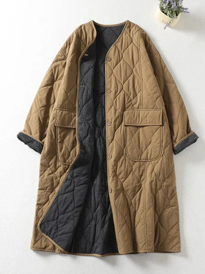 EB | Wattierte Jacke Ohne Kragen Aubrie