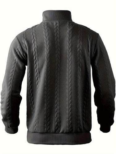 EB | Vintage Herrenpullover mit Reißverschluss
