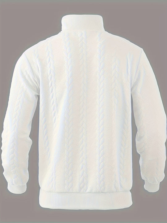 EB | Vintage Herrenpullover mit Reißverschluss