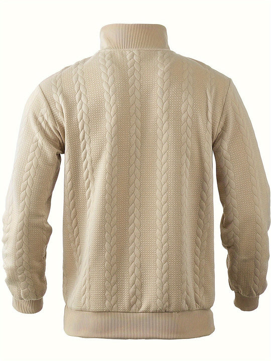 EB | Vintage Herrenpullover mit Reißverschluss