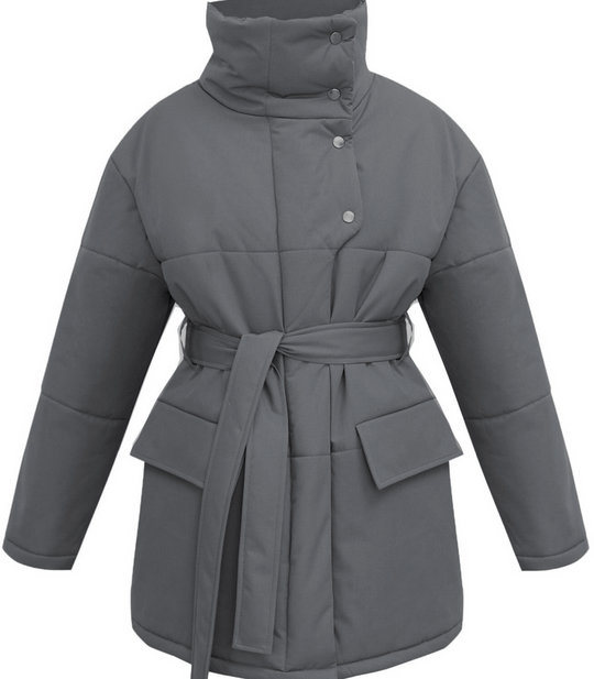 EB | Puffer-Bürojacke mit Gürtel Zuzanna