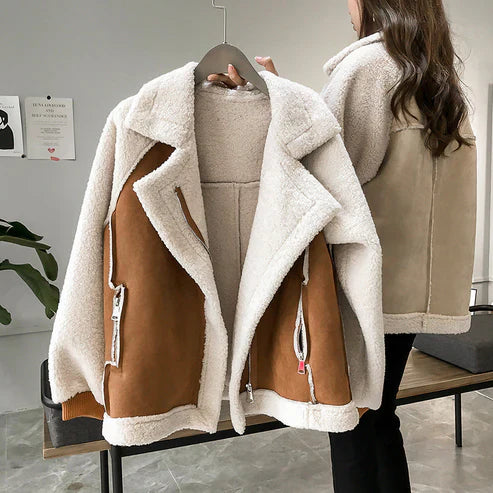EB | Longline Wildleder Wintermantel