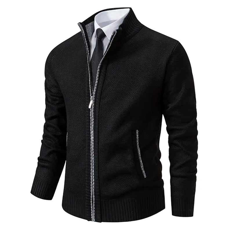EB - Stilvolle und Bequeme Winter Fleece Jacke mit Reißverschluss für Männer