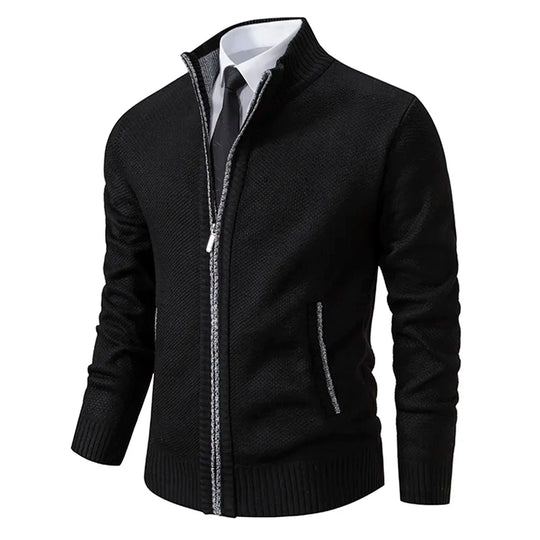 EB - Stilvolle und Bequeme Winter Fleece Jacke mit Reißverschluss für Männer