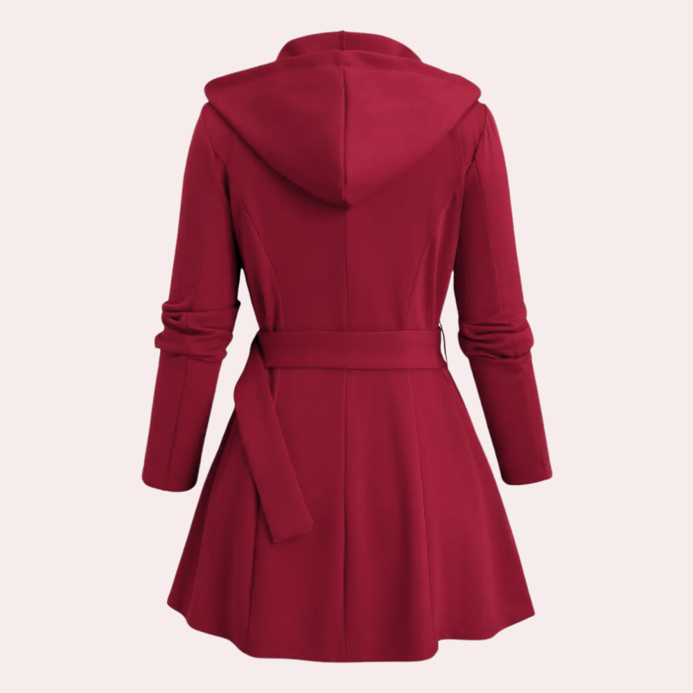 EB | Elegante Kapuzenjacke mit Reißverschluss für Damen im Herbst