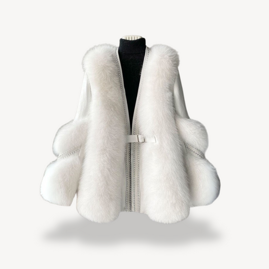 EB | Kunstpelz Langer Mantel für Frauen
