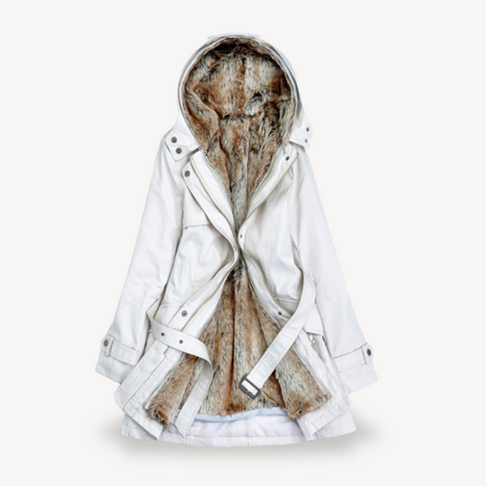 EB | Damen Parka-Jacke mit Kunstfellfutter