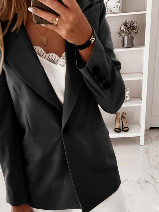 EB | Lässiger Ein-Knopf-Blazer