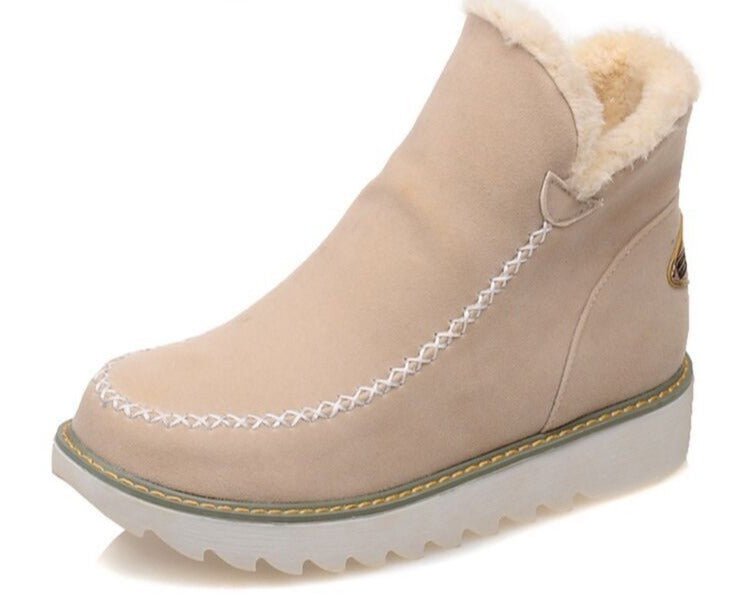 EB | Warme und Bequeme Damen Fleece Stiefel