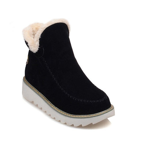 EB | Warme und Bequeme Damen Fleece Stiefel
