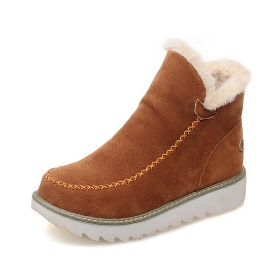 EB | Warme und Bequeme Damen Fleece Stiefel