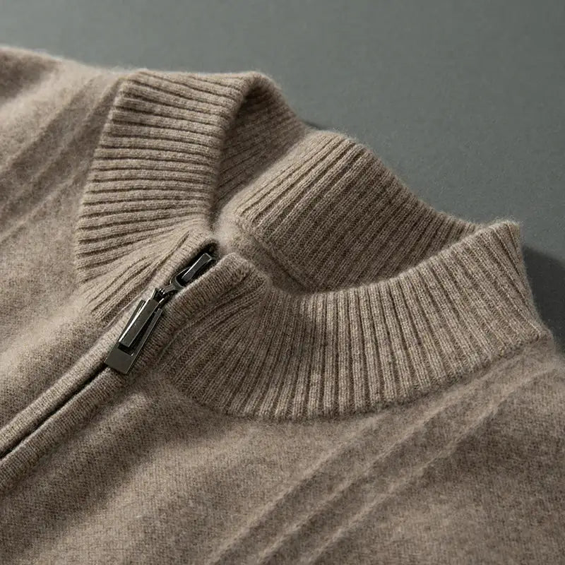 EB | Wärmer lässiger Herren-Pullover mit Halb-Zip