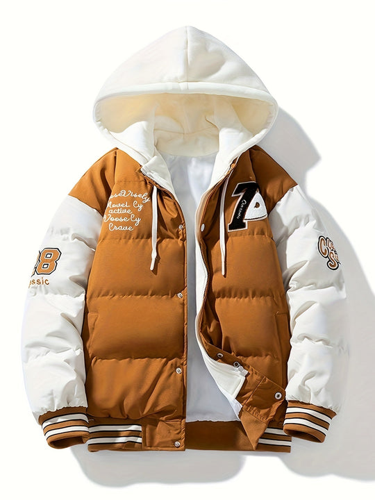 EB | Warme Herren-Pufferjacke mit Kapuze
