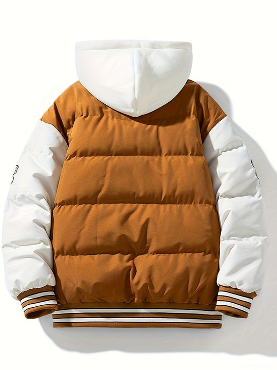 EB | Warme Herren-Pufferjacke mit Kapuze