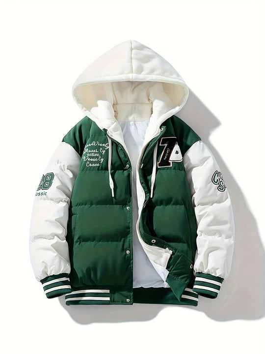 EB | Warme Herren-Pufferjacke mit Kapuze