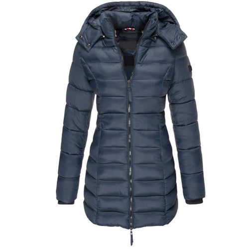 EB | Warme Damen Daunenjacke mit Kapuze