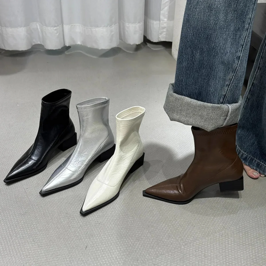 Warme Weiche Elegante Bequeme Flauschige Stiefelette EB